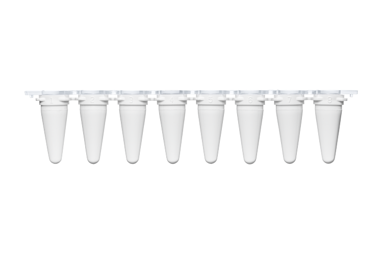 PCR أنبوب واحد 0.2 مل سعة أنبوب PCR