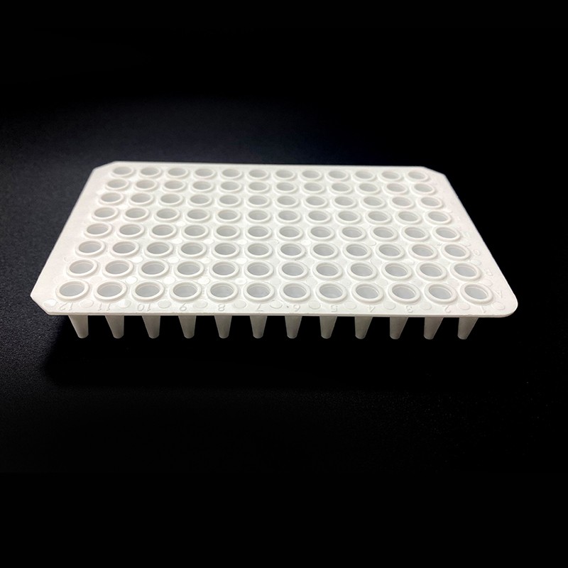 لوحة PCR 0.1 مللي متجنب بالكامل باللون الأبيض المطبوع