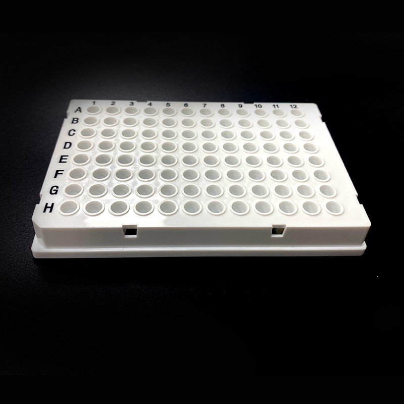 لوحة PCR 0.1 مللي متجنب بالكامل باللون الأبيض المطبوع